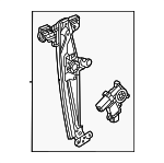 42601940 - : Rear Driver Side Door Window Regulator for Chevrolet: Bolt EUV Image