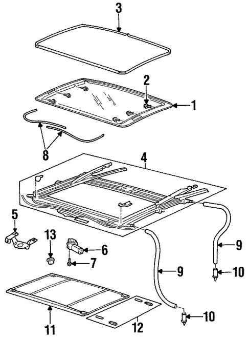 Sunroof for 1997 Chevrolet Monte Carlo #0