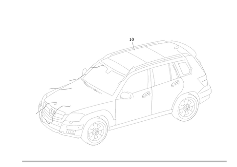 Tarp for 2014 Mercedes-Benz GLK250 #0