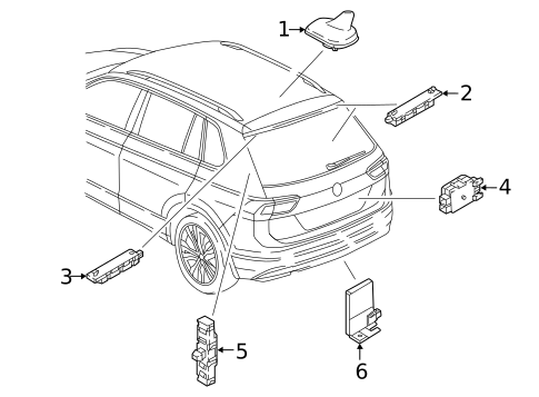 Antenna & Radio for 2025 Volkswagen Taos #0