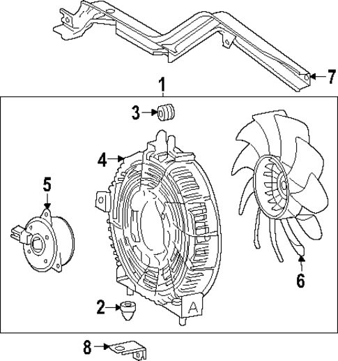 Condenser, Compressor & Lines for 2024 Toyota Tundra #1