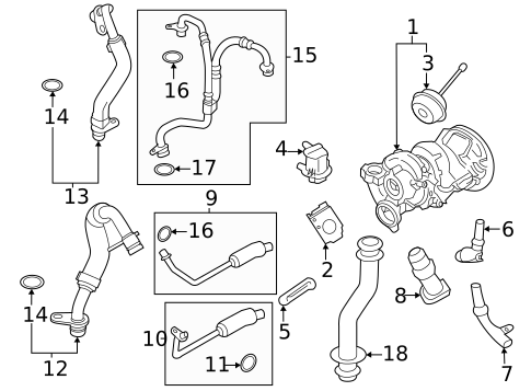 Turbo Charger for 2022 Porsche Macan #0