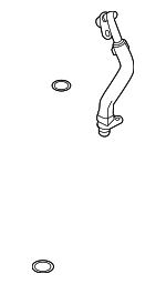 9A714594711 - Engine: Water Return Tube for Porsche: Cayenne, Macan, Panamera Image