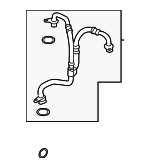 9A714514010 - Engine: Oil Inlet Tube for Porsche: Cayenne, Macan, Panamera Image