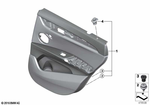 51427458615 - : Door Trim Panel, Rear, Left for BMW Image