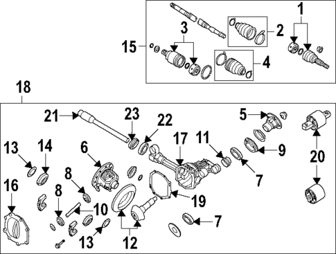 Axle Shafts & Joints for 2025 Nissan Armada #0