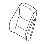 52107319558 - Body: Seat Back Cover for BMW: 228i, 228i xDrive, 230i, 230i xDrive, 428i, 428i xDrive, 430i, 430i xDrive, 435i, 435i xDrive, 440i, 440i xDrive, M235i, M235i xDrive, M240i, M240i xDrive, M4 Image