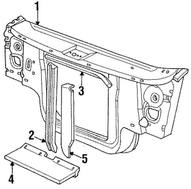 4741742 - Cooling System: Radiator Support for Mopar Image