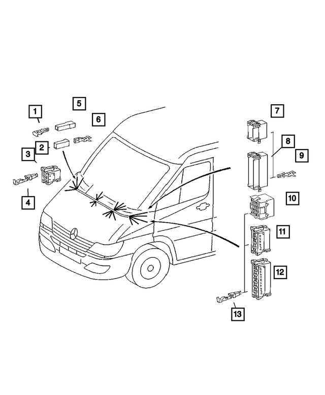 5120684AA - Electrical: Connector for Mopar Image