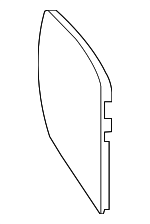 3C1858218C1QB - Body: Side Cover for Volkswagen: CC, Passat Image