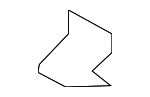 3B5867208A - Body: Instrument Panel Clip for Volkswagen Image