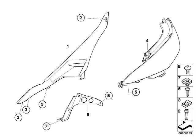 46637711085 - : Covering Upper Left       for BMW-Motorrad Image