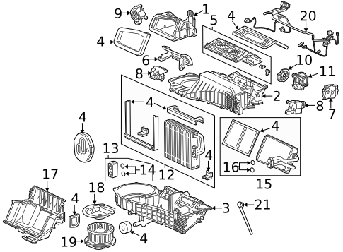 Blower Motor & Fan for 2014 Chevrolet Corvette #0