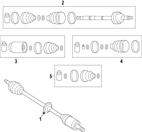 Axle Shafts & Joints for 2023 Kia Forte #0