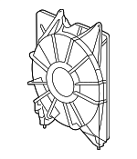 19015RYEA01 - Cooling System: Shroud for Acura: MDX, ZDX Image