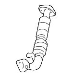 1745050070 - : 1998-2007 Toyota Land Cruiser - Intermediate Pipe for Toyota: Land Cruiser Image