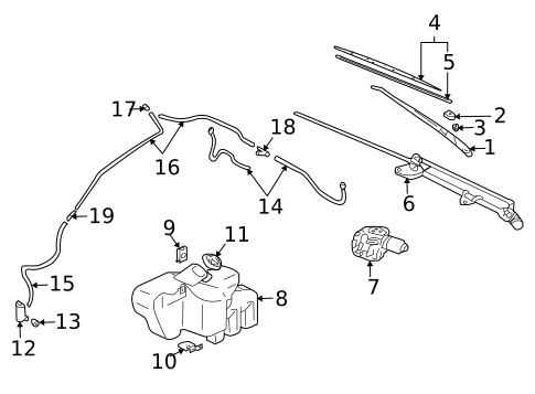 Wipers for 2005 Mitsubishi Lancer #0