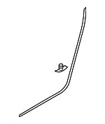 5H4839699A9B9 - Body: Door Weather-strip for Volkswagen Image