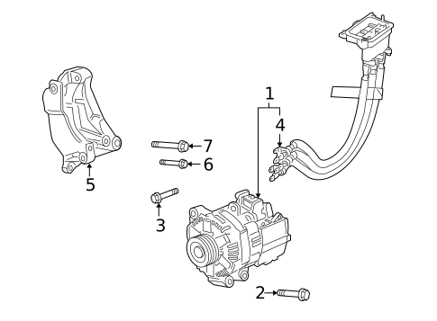 Belts & Pulleys for 2008 Saturn Vue #1