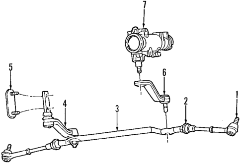 Steering Gear & Linkage for 1999 Dodge Durango #1