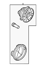 51750J5000 - : 2019-2024 Genesis G70 - Hub Assembly for Genesis: G70 Image