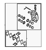 58130J5550YKG - : Caliper Assembly for Hyundai Image
