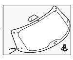 KMV663930 - : Lift Gate Glass for Mazda: CX-70, CX-90 Image