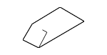 GJ6A50897 - Body: Lift Gate Glass Spacer for Mazda Image