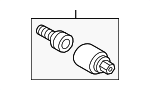8R0698139801 - Suspension: Wheel Bolt for Audi Image