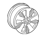 4KE601025Q - : Wheel, Alloy for Audi: e-tron Quattro, e-tron Sportback Image