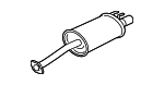18307TX6A02 - Exhaust: Muffler &amp; Pipe for Acura: ILX Image