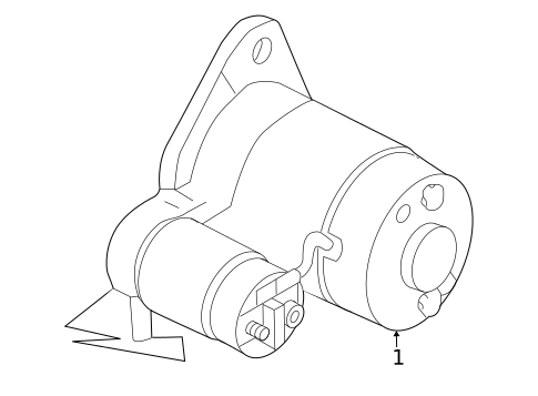 Starter for 2007 Nissan Altima #1