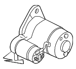 2330M8J011RW - Electrical: Starter for Nissan: Altima, Sentra Image