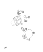 68314496AA - Electrical: Wiring Connector for Fiat: 124 Spider Image