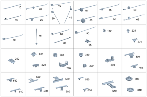 Cable Ties, Cable Fastening Parts and Grommets for 2024 Mercedes-Benz S580e #0