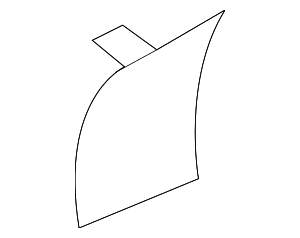 991555684015Q0 - Body: Door Interior Trim Panel Cap for Porsche Image