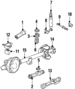 F2ZZ5500A - Suspension: Upper Control Arm for FORD Image