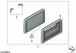 65509294912 - Audio, Navigation, Electronic Systems: Rear Compartment Monitor for BMW Image