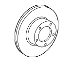 98135103201 - Brakes: Rotor for Porsche: 718 Boxster, 718 Cayman, 911, Boxster, Cayman Image