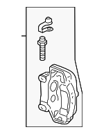 98635142103 - Brakes: Caliper for Porsche: Boxster, Cayman Image