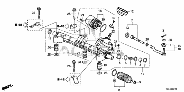 P.S. Gear Box (Eps) (1) for 2019 Acura TLX #0