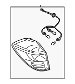 84201AG11A - : Tail Lamp Assembly, Drivers Side [Wagon] for Subaru Image
