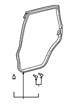 6787260110 - Body: Door Weather-strip for Lexus: LX570 Image