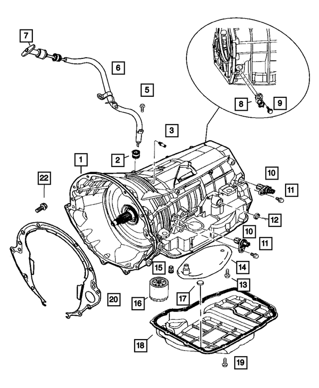 « 4810021 – Automatic Transmission Multi-Speed : Passe-cable pour Mopar Image »