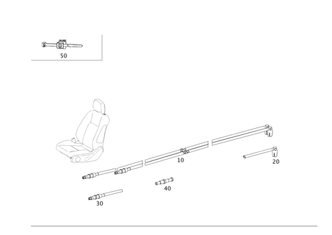 Orthopedic Driver Seat Backrest for 2014 Mercedes-Benz C350 #0