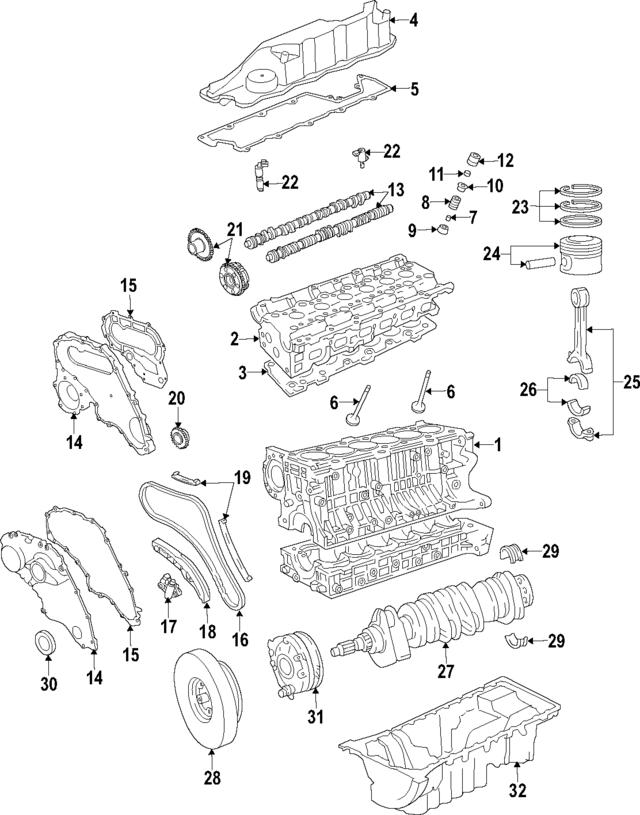 LR011224 - : Engine Variable Valve Timing (VVT) Solenoid for Land-Rover Image