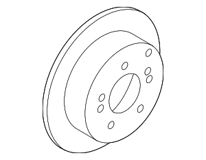 58411D3700 - : Disc Brake Rotor for Kia: Sportage Image