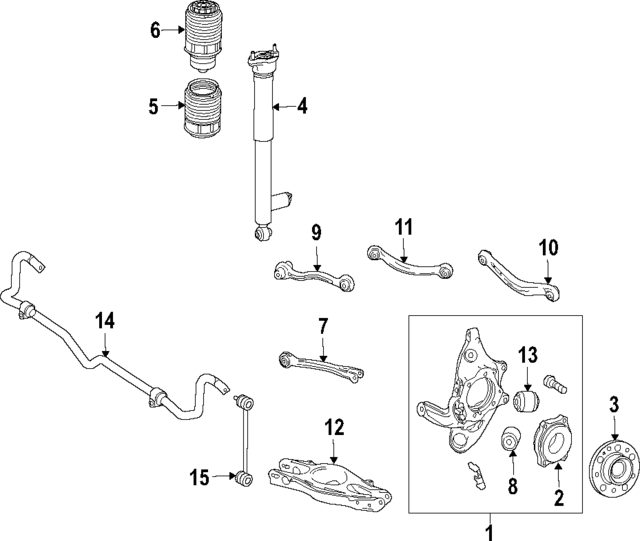 212320433064 - Suspension: Shock Absorber for Mercedes-Benz Image
