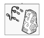 EF9151180C - : Combo Lamp Assembly - Driver's Side (LH) for Mazda: Tribute Image