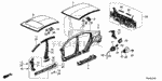 90147634003 - Body/Air Conditioning: BOLT, FENDER (6X18) for Honda Image